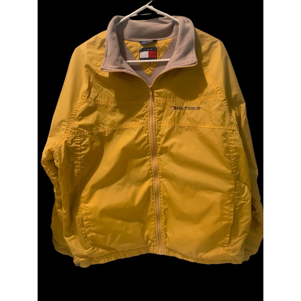 Tommy Hilfiger Vintage Fleece Lined Windbreaker Men Size Large